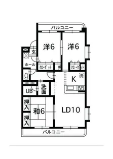 ジョワイユ27【3階】の間取り