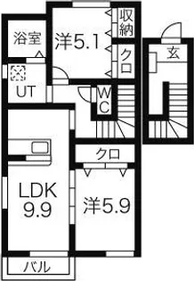 Memory(メモリー)【2階】の間取り