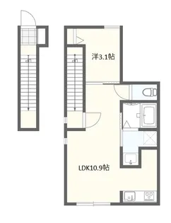 ラ・メゾンKH【2階】の間取り