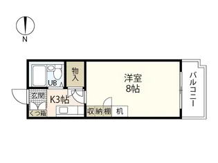 藤崎ビル3【4階】の間取り