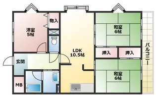 ラフィナートYOK【3階】の間取り