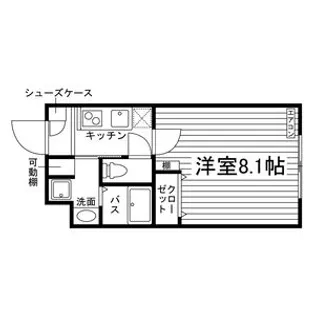 プレシャス川内【1階】の間取り
