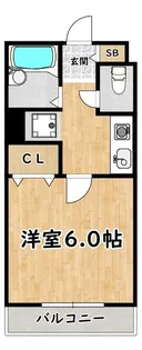 メゾンシェル【5階】の間取り