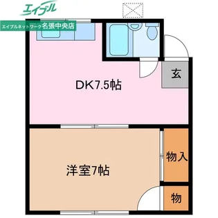 ななぞうアパート【2階】の間取り