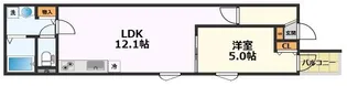 BC生駒B【3階】の間取り
