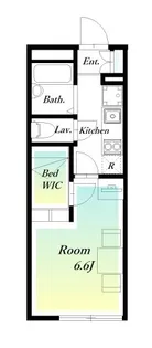 レオパレス金華苑【3階】の間取り