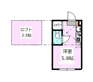 Glanz町屋I【1階】の間取り
