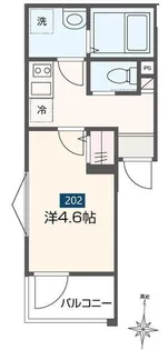 MELDIA八広IV【2階】の間取り