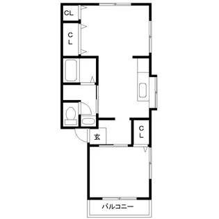 イーストヴィレッジ 3 2号棟【1階】の間取り