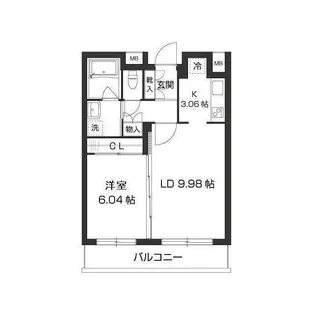 ガーデン荻窪【2階】の間取り