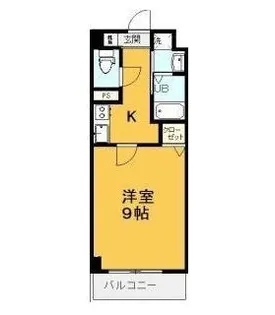 マリベール多聞【3階】の間取り