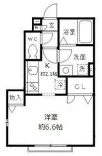 Buena Vista IOGI【1階】の間取り