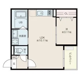 Jack uchidabashiIII【3階】の間取り