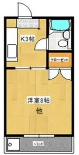 コーポ福島【3階】の間取り