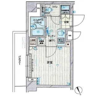 ルーブル雪が谷大塚【4階】の間取り