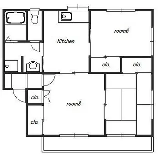 ブリリアントハイツ【2階】の間取り