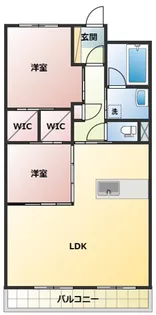 サンクレウェンズII【3階】の間取り