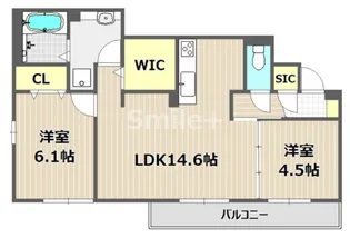 アルカンシエル Saya【1階】の間取り