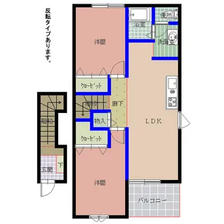パディー・フィールド【2階】の間取り