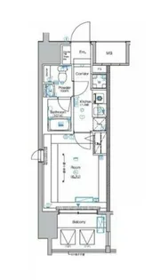 シーフォレシティ芝浦【8階】の間取り
