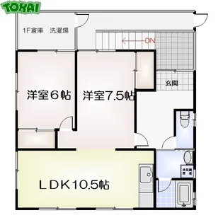 メイツ五反田【2階】の間取り