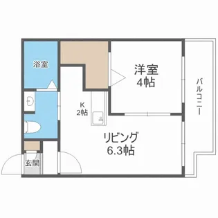 VILLAGE北大通壱番館 ヴィレッジ北大通壱番館【10階】の間取り