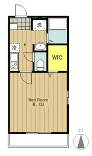 プランドール淵野辺【1階】の間取り