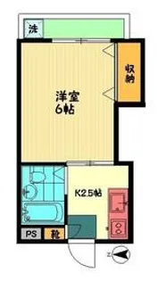 ドミール大地【2階】の間取り