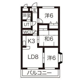 クレスト21【1階】の間取り