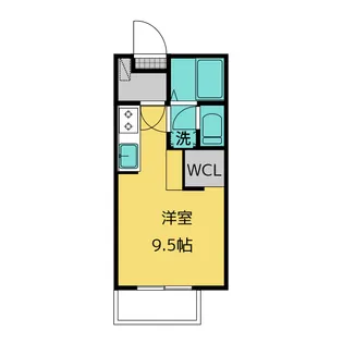 サンモール赤座【2階】の間取り
