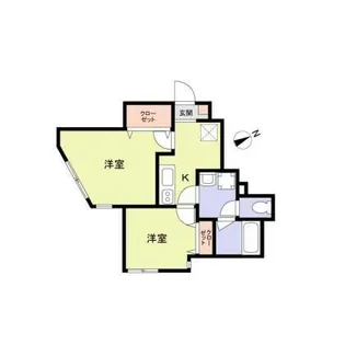 WoodCrest大井Residence【1階】の間取り