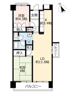 URポートアイランド【1階】の間取り