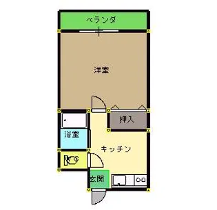 インフィニティ別宮【1階】の間取り