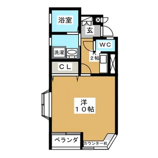 Villa Chantee【3階】の間取り