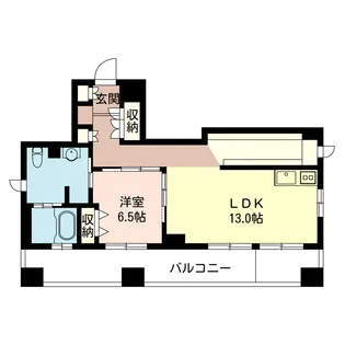 Brightside Hills(ブライトサイド ヒルズ)【6階】の間取り