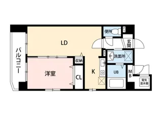 ドリアード南福岡【6階】の間取り