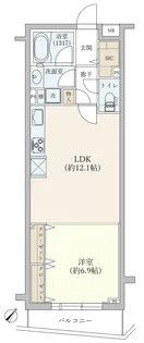 ベルヴィラージュ目黒【3階】の間取り