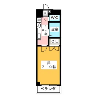 エム・ヴィラージュ【1階】の間取り