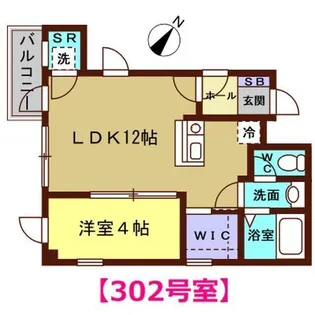 イースト21みかげII【3階】の間取り