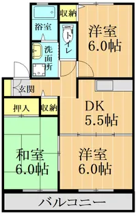 コンフォートI【2階】の間取り