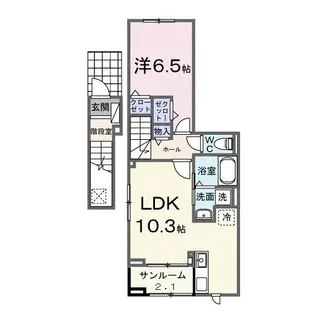 セレーノ【2階】の間取り
