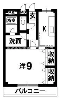 マスカットハイツ【2階】の間取り