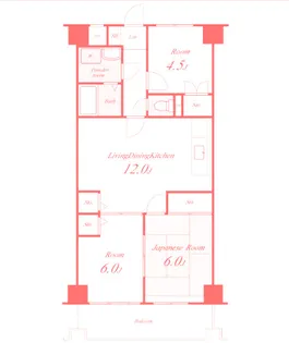 サンブライト新横浜【9階】の間取り