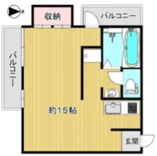 住之江マンション【1階】の間取り