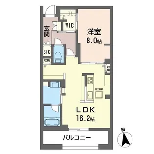 シャーメゾン プレシャス【1階】の間取り