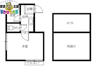 シェスタ柳谷【1階】の間取り