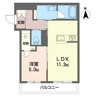 ザ・ルミナ【1階】の間取り