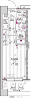 グランド・ガーラ横浜大口【6階】の間取り
