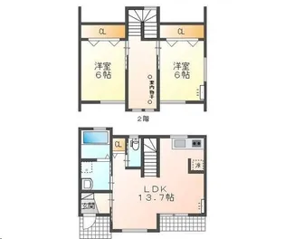 プラスワン下笹森Cの間取り