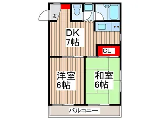 ア-ガスヒルズ21【2階】の間取り